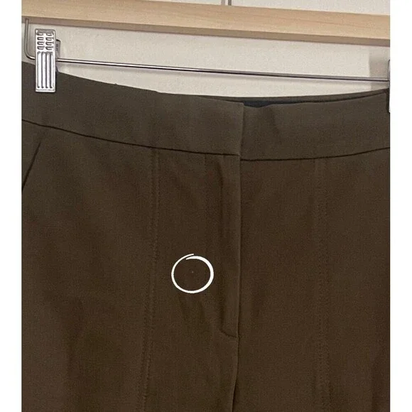 Ann Taylor Wide Leg Green Pants Size 6 - Picture 8 of 8